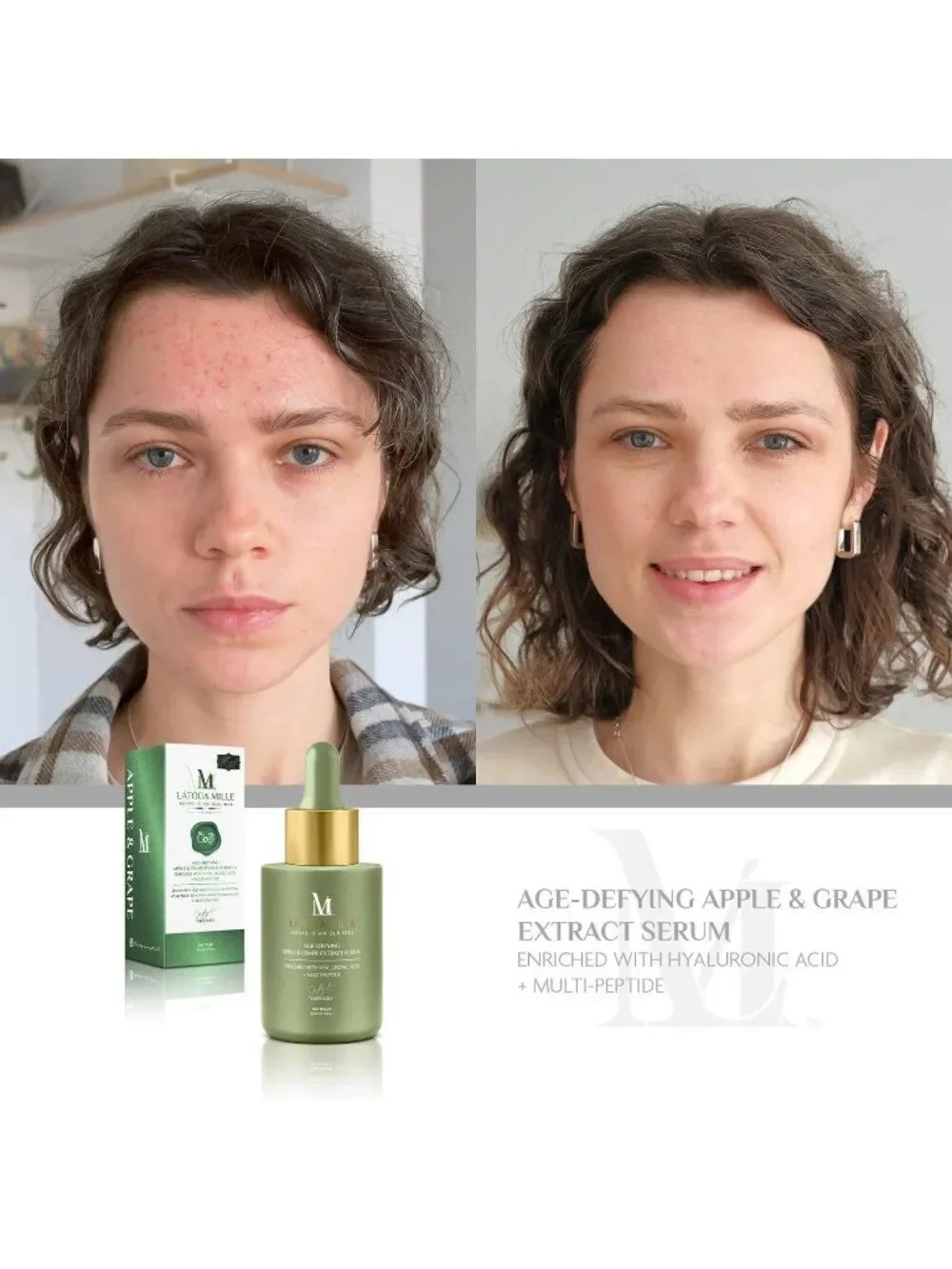 Latoua Mille Apple & Grape Age-Defying Serum Hyaluronic Acid + multi-Peptide